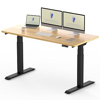 Amazon | FLEXISPOT スタンディングデスク 電動式昇降デスク